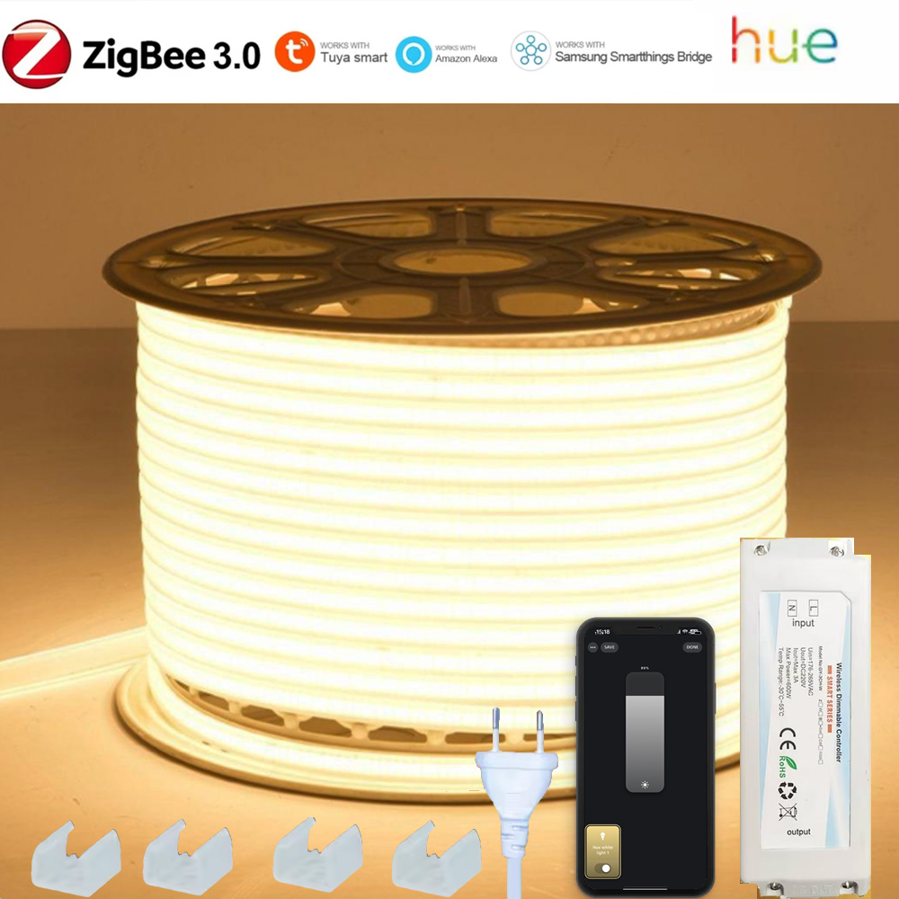 Smart Zigbee Garden Light - Bande lumineuse LED COB ZIGBEE 3.0,
