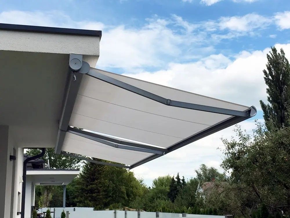 Smart Garden Umbrella - Auvent extérieur personnalisé pliant rétractable électrique