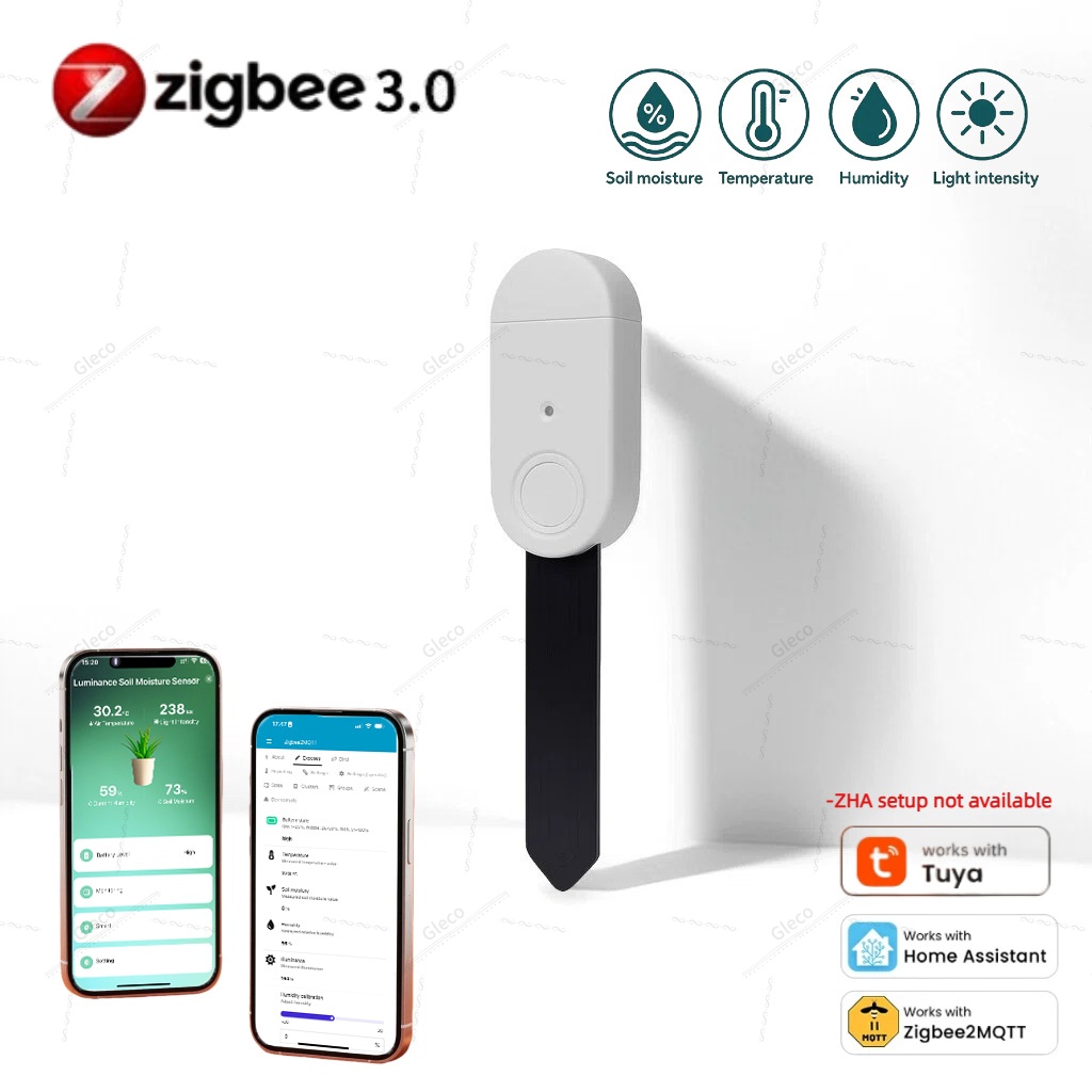 Smart Zigbee Garden Light - Capteur d'humidité et de température du