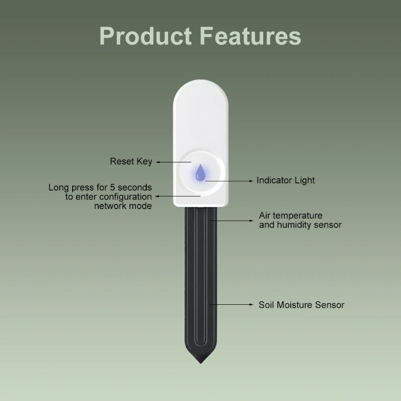 Capteur d'humidité du sol inte - Smart Zigbee Garden Light avis et prix