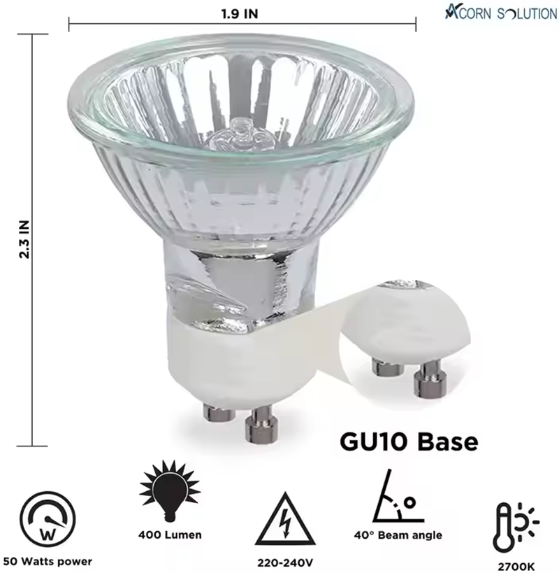 Lampe halogène à base Gu10, ve - Smart Garden Umbrella avis et prix