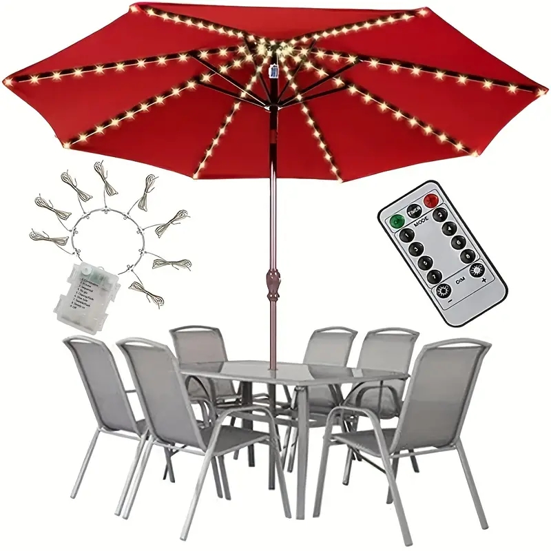 104 LED parapluie lumières écl - Smart Garden Umbrella avis et prix