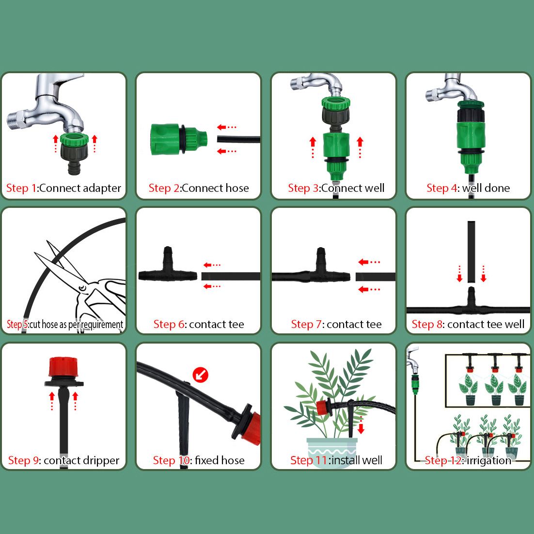 Système d'irrigation goutte à  - Smart Garden Project avis et prix