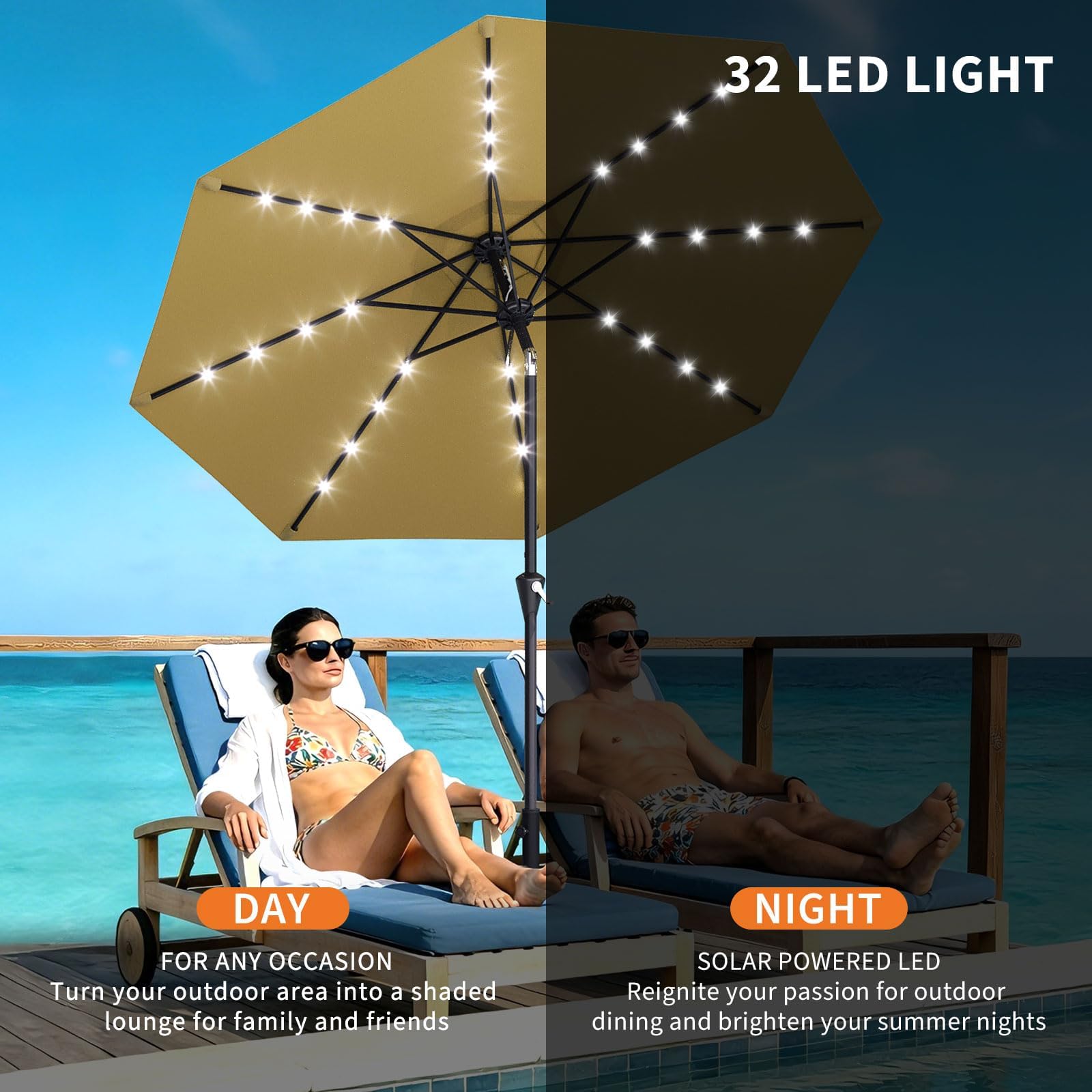 Parasol de patio à énergie sol - Smart Garden Umbrella avis et prix