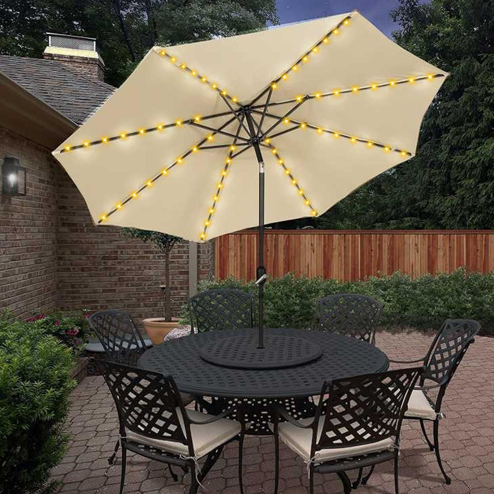 104 LED Lampes Solaires pour P - Smart Garden Umbrella avis et prix