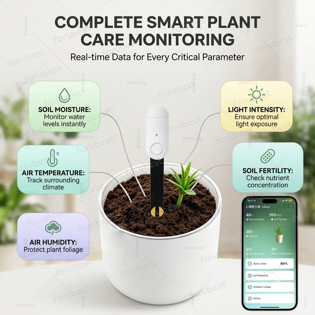 Capteur d'humidité du sol inte - Smart Zigbee Garden Light avis et prix