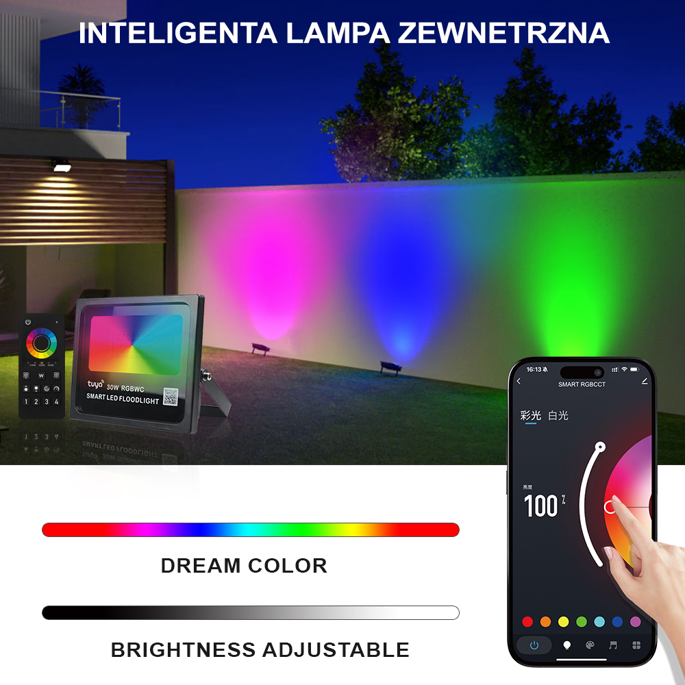 Projecteur LED extérieur intel - Smart Zigbee Garden Light avis et prix
