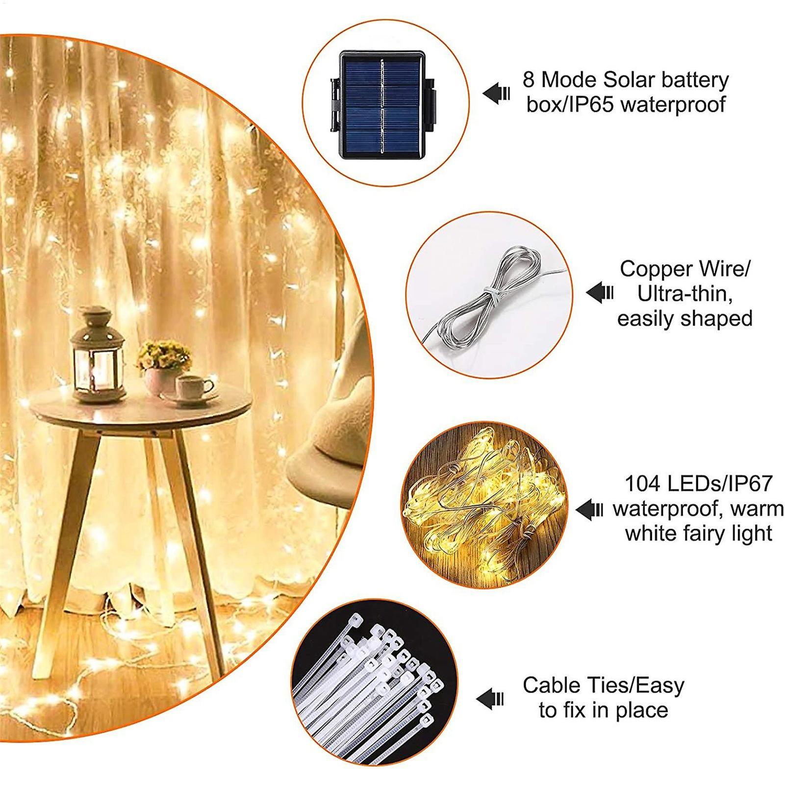 Guirlande lumineuse solaire à  - Smart Garden Umbrella avis et prix
