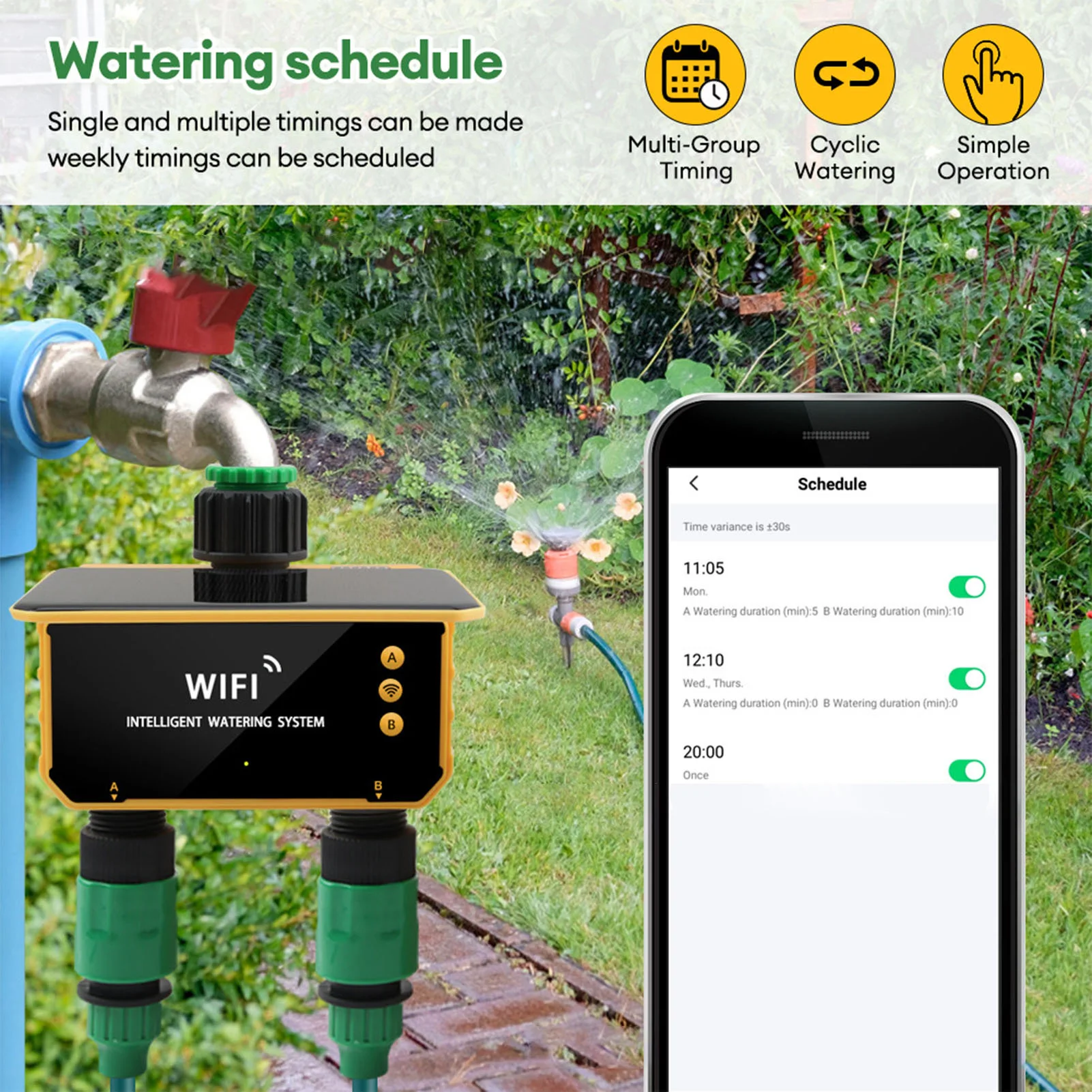 Programmateur d'arrosage intel - Smart Garden Watering avis et prix