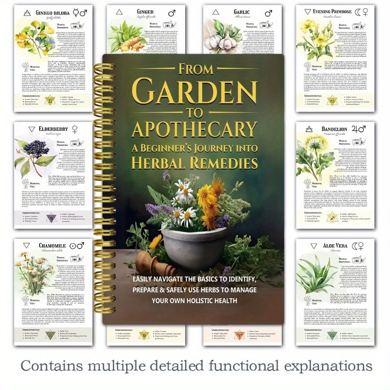 De jardin à l'apothicaire, voy - Garden Journal Planner avis et prix